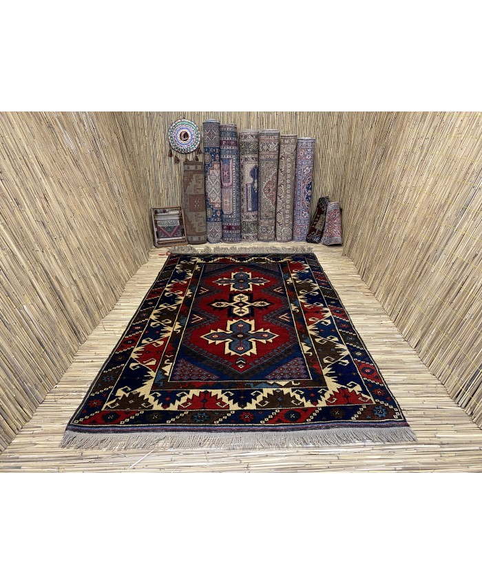 Turkish Döşemealtı Nomadic Handmade Wool on Wool Carpet – FREE SHIPPING..!